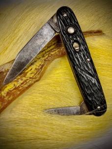 SCHRADE WALDEN NY  Double Auto Two Blade