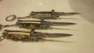 Group of 3 Mini Italian stiletto keychains