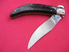 Lepre Quality Italian Unique Switchblade Knife Horn Limited Edition 2015 MANIAGO ITALY w/Certificate