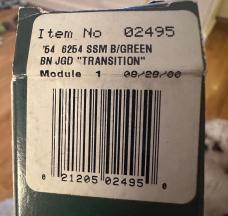 2000 Case XX Unique Christmas knife w/ 2 different Shields. Bright Green TRANSITION Trapper.  Mint!