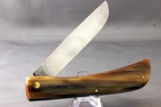 GERMAN EYE BRAND by Carl Schlieper, Large SodBuster, Brazilian Horn Handles, Early 1980s, Free Ship