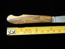 Titusville Cutlery Holy Land Olivewood EZ Open Little Man Shadow Jack Knife 1 of 35 COA USA Made