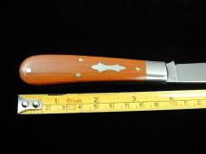 Great Eastern Cutlery GEC Smooth Natural Linen Micarta Rams Foot Knife NIT 933124 USA Made