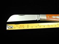 Great Eastern Cutlery GEC Smooth Natural Linen Micarta Rams Foot Knife NIT 933124 USA Made