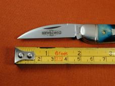 Great Eastern Cutlery GEC Blue Teal Natural Bone Little Rattler Knife 1 of 564 NIT USA 190120