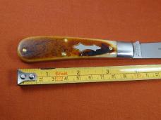 Great Eastern Cutlery GEC Antique Yellow Natural Bone Rams Foot Knife NIT 933124 USA Made