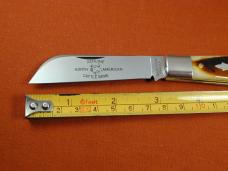 Great Eastern Cutlery GEC Antique Yellow Natural Bone Rams Foot Knife NIT 933124 USA Made