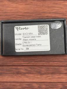 Reate EXO-Mini (CPM-3V Blade/Titanium Exoskeleton)