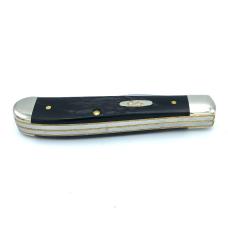 New, Unused Case mini trapper black synthetic jigged scales