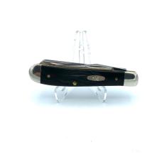 New, Unused Case mini trapper black synthetic jigged scales