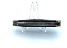 New, Unused Case mini trapper black synthetic jigged scales