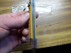 Vintage Hubertus Knife Size 12 Slimline Ritter Factory Yellow Micarta Factory Edge!