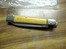 Vintage Hubertus Knife Size 12 Slimline Ritter Factory Yellow Micarta Factory Edge!
