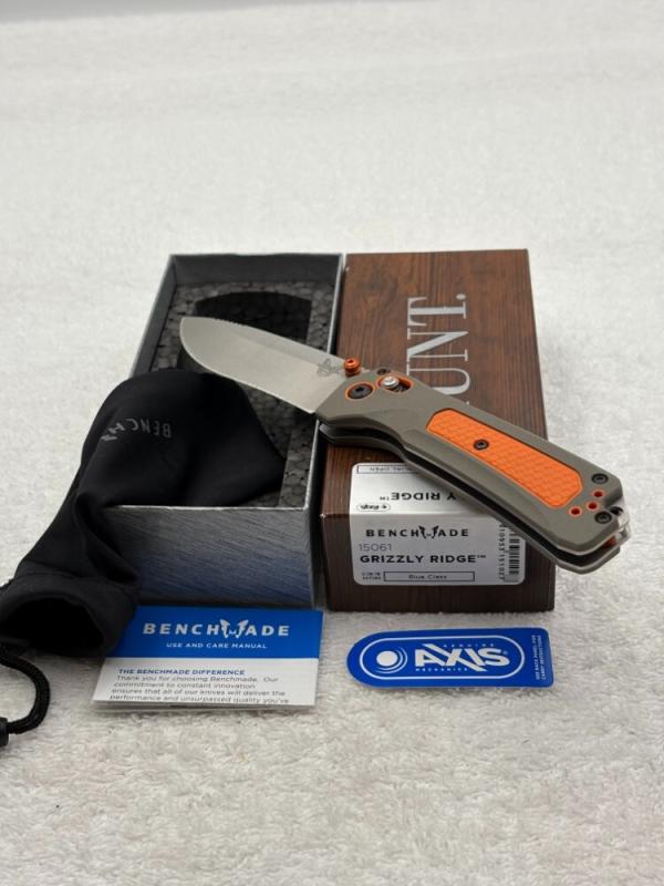 Benchmade 15061 Grizzly Ridge New In Box Made In USA Discontinued