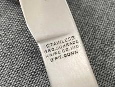 George Schrade – Girl Scouts of America – 3 Piece Cutlery Set – Original Leather Pouch