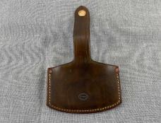 Custom Ulu Skinner – Lee Polk – Basketweave Leather Sheath
