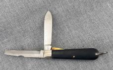 Vintage Camillus – TL 29 Electricians Knife – Linerlock – Black Delrin handles