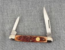 Puma Germany – 2 Blade Stockman – 2000 NKCA Youth Knife – Brown Bone – NIB