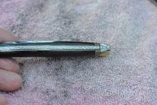 Laguiole Extra Made In France G. David 440 Steel Horn Handles Brass Bolster, liners And Pins
