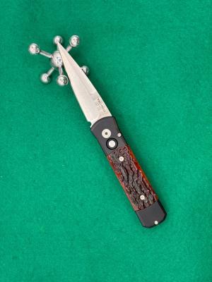 Brand New Godson in Amber Jigged Bone-Discontinued