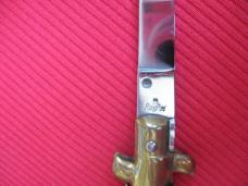 Vintage B Rostfrei (Beltrame) Italian 1970's 11" Rosewood Stiletto Switchblade Knife.