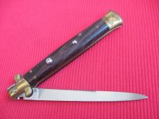 Vintage B Rostfrei (Beltrame) Italian 1970's 11" Rosewood Stiletto Switchblade Knife.