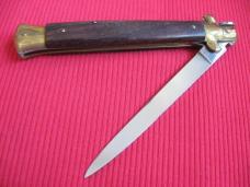 Vintage B Rostfrei (Beltrame) Italian 1970's 11" Rosewood Stiletto Switchblade Knife.
