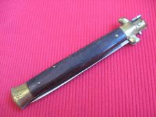 Vintage B Rostfrei (Beltrame) Italian 1970's 11" Rosewood Stiletto Switchblade Knife.