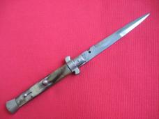 Early Vintage 1940's Flat Guard Italian 11" Picklock Stiletto Switchblade Knife