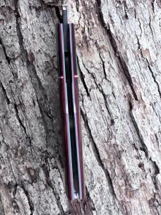 STEENKAMP M390 IRON WOOD GUNSTOCK CLIP BLADE SLIP-JOINT