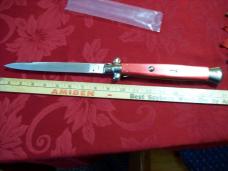 Vintage Italian 18 Incher Rostfrei Italy 1980's Rare handles Stiletto Siciliano Swedgey Bld. UNUSED!