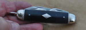 Imperial 857 DE Multi Folder Mint Salesman's Sample Blade Etch Prov. RI USA Steel Hardware