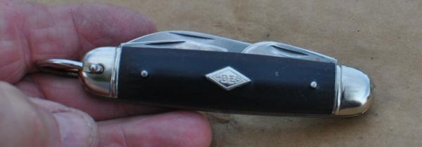 Imperial 857 DE Multi Folder Mint Salesman's Sample Blade Etch Prov. RI USA Steel Hardware
