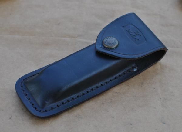 Buck Ranger Nickel Bolsters 25th Anniv. Blade Etch Tang Stamp for 1986 Comes in Black Buck 110Sheath