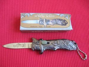 Older Eagle OTF Mini Keychain Front Opener Switchblade Knife