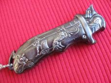 Older Eagle OTF Mini Keychain Front Opener Switchblade Knife