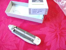 Hubertus Knife Solingen, Germany Large Size 11 Green Micarta Spear-Point UNUSED NIB