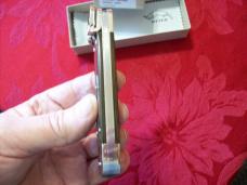 Hubertus Knife Solingen, Germany Large Size 11 Green Micarta Spear-Point UNUSED NIB