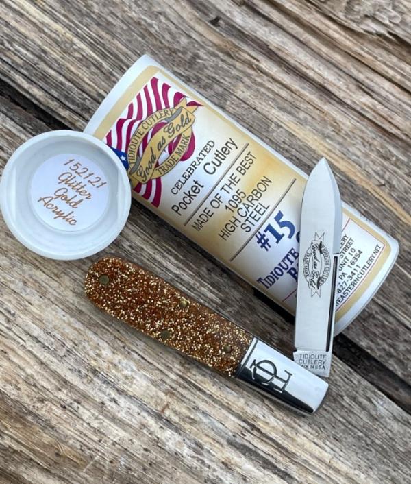 GEC TIDIOUTE ** #15 BARLOW GLITTER GOLD ACRYLIC 152121 GEC TIDIOUTE ** #15 BARLOW GLITTER GOLD ACRYLIC 152121