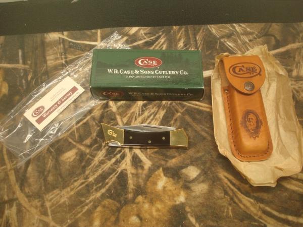 CASE USA 2005 HAMMERHEAD KNIFE 2159L SS NIB BLACK WITH SHEATH