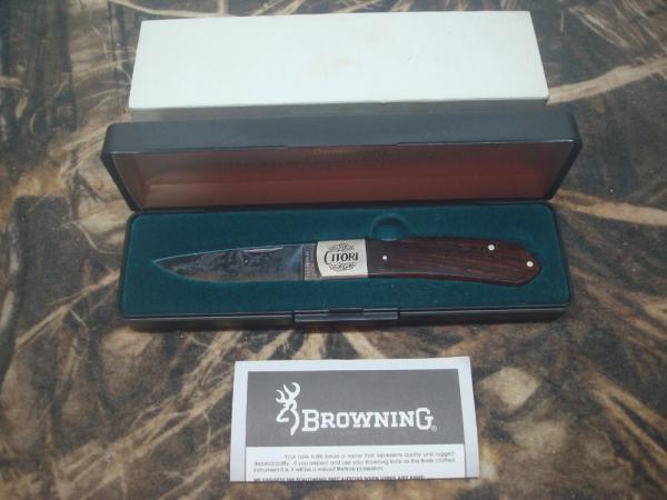 BROWNING CITORI GRADE III FOLDING KNIFE 1/3000 LIMITED EDITION JAPAN NEW IN CASE