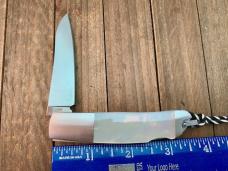 A.G Russell Robert Loveless designed Semi Skinner Lockback Mother of Pearl Moki Made Seki Japan
