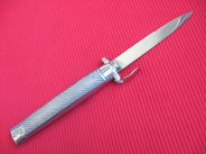 Rare Vintage Italian VIRGINIA Trap Door All Metal OTF Switchblade Knife - Mint