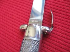 Rare Vintage Italian VIRGINIA Trap Door All Metal OTF Switchblade Knife - Mint
