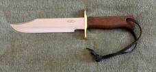 Greg Wall Custom Walnut Bowie Knife New
