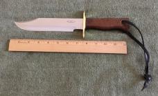 Greg Wall Custom Walnut Bowie Knife New