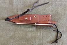 Greg Wall Custom Walnut Bowie Knife New
