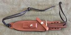 Greg Wall Custom Walnut Bowie Knife New