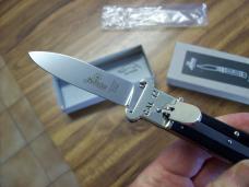 Hubertus Knife Shellpuller Patronenzieher Solingen Large Size 11 Exotic Black Ebonywood UNUSED NIB.
