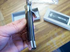 Hubertus Knife Shellpuller Patronenzieher Solingen Large Size 11 Exotic Black Ebonywood UNUSED NIB.